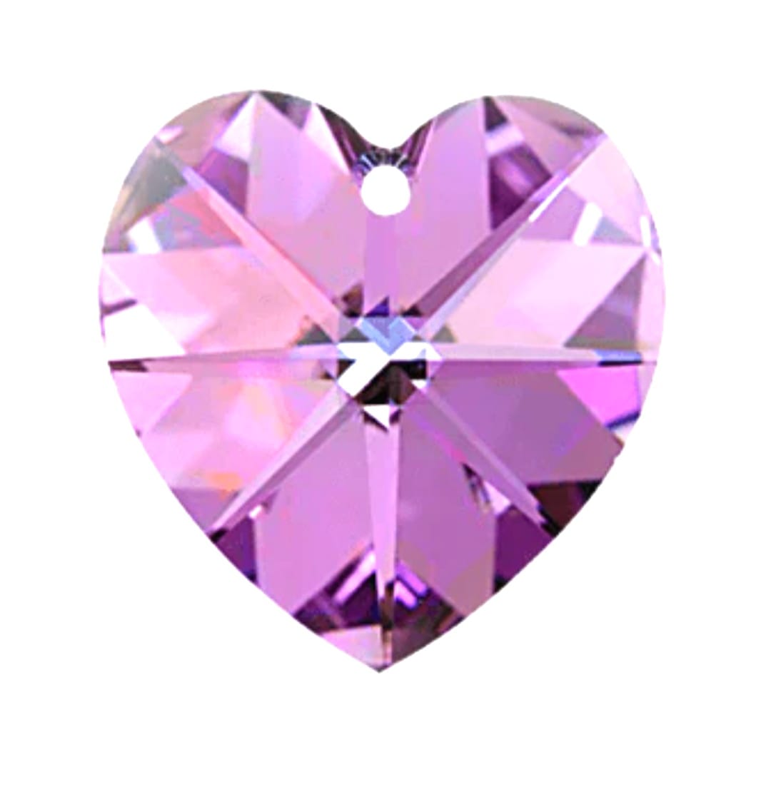 Swarovski® Anhänger Heart Fuchsia 18mm