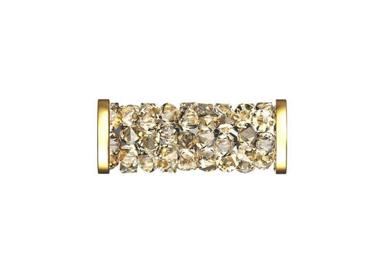 Swarovski® Beads Fine Rocks Tube Golden Shadow Gold 15x6.7mm