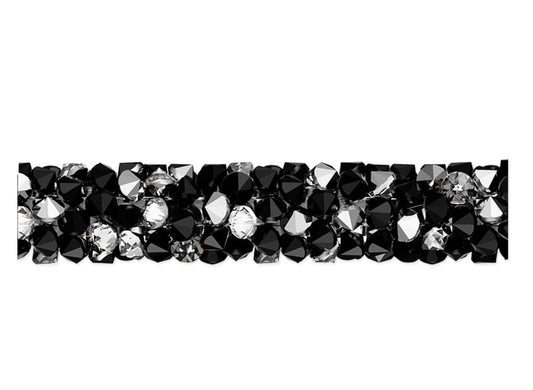 Swarovski® Beads Fine Rocks Tube Jet 30x6.7mm