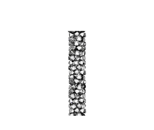 Swarovski® Beads Fine Rocks Tube Light Chrome 30x6.7mm