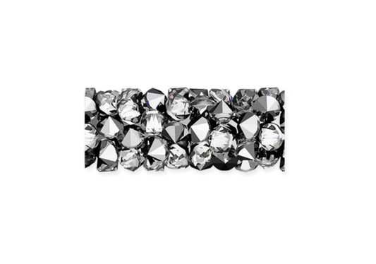 Swarovski® Beads Fine Rocks Tube Light Chrome 15x6.7mm