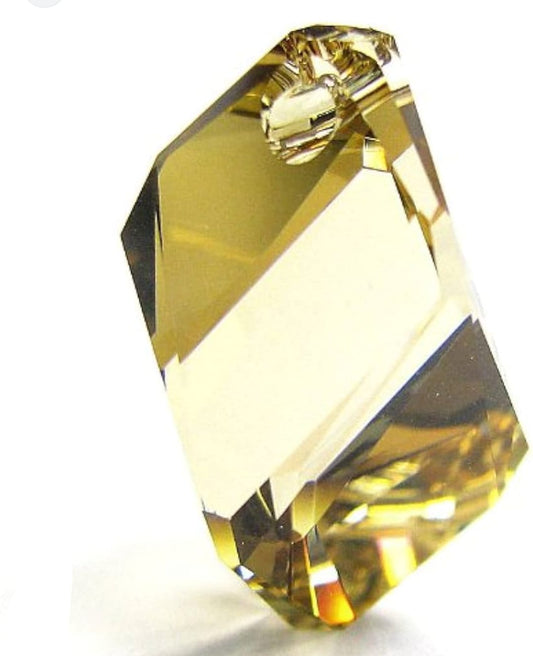 Swarovski® Anhänger Cubist Golden Shadow 22mm