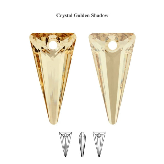 Swarovski® Anhänger Spike Golden Shadow 28mm