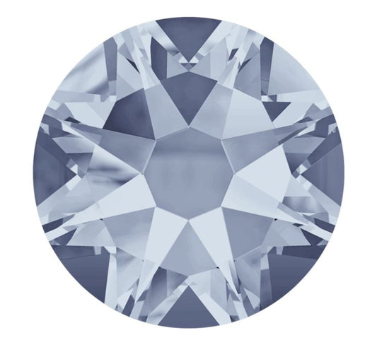 Swarovski® Flatback Rund Blue Shade SS34