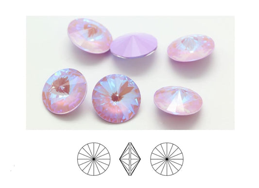 Swarovski® Rivoli Lavender DeLite 14mm