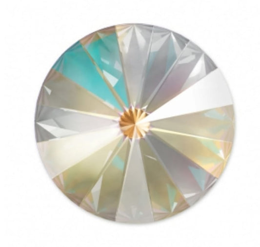 Swarovski® Rivoli Light Grey DeLite 14mm