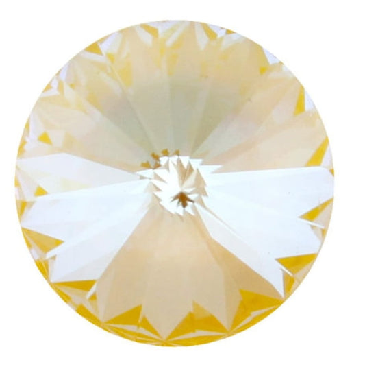 Swarovski® Rivoli Sunshine Glow DeLite 14mm