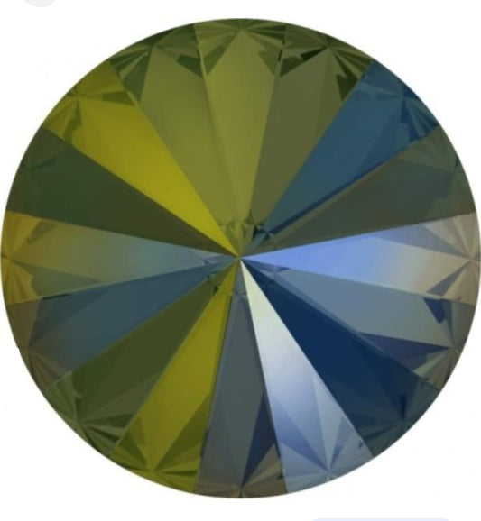 Swarovski® Rivoli Iridescent Green 18mm