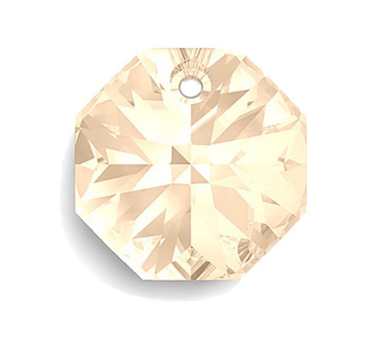 Swarovski® Anhänger Octagon Golden Shadow 14mm