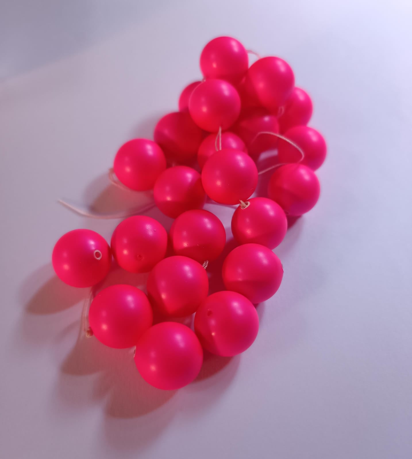 Swarovski® Pearl Neon Pink 14mm