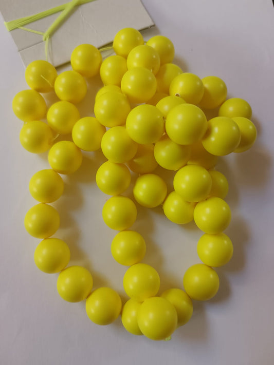 Swarovski® Pearl Neon Yellow 14mm