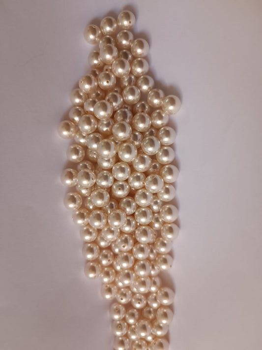 Swarovski® Pearl Half-Drilled Creme Rose 8mm