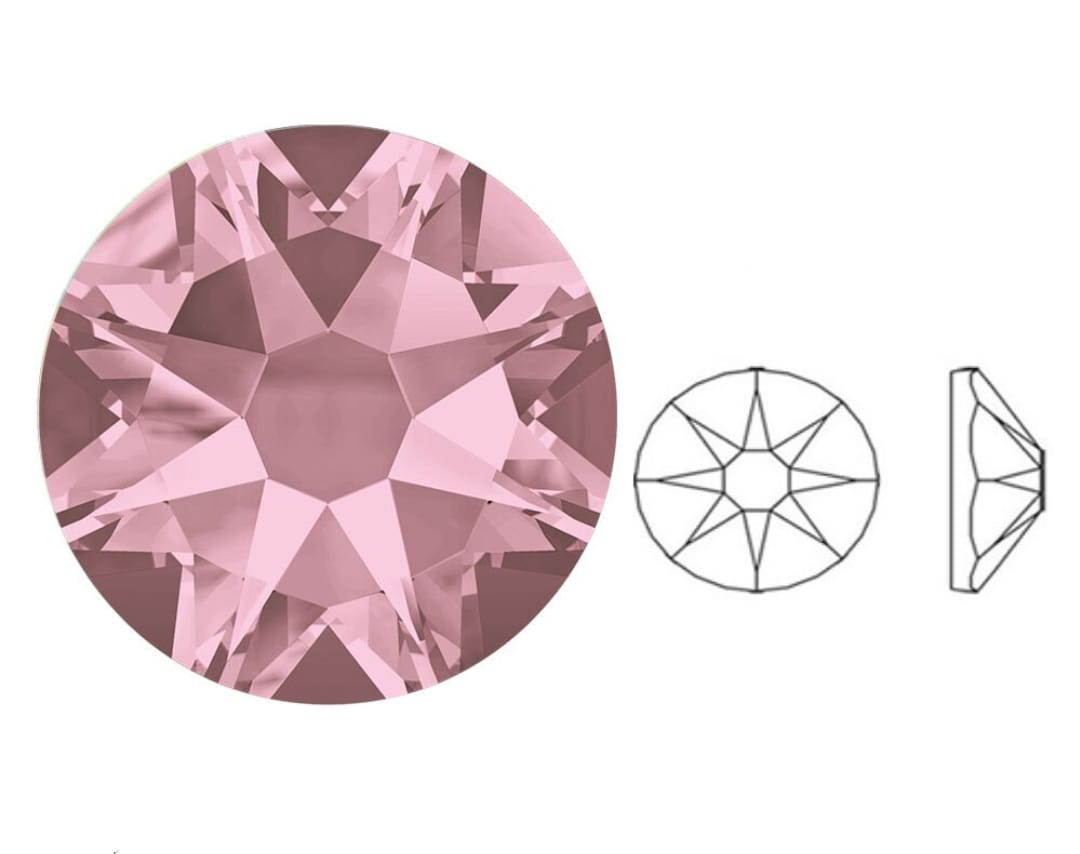 Swarovski® Flatback Rund Antique Pink SS5