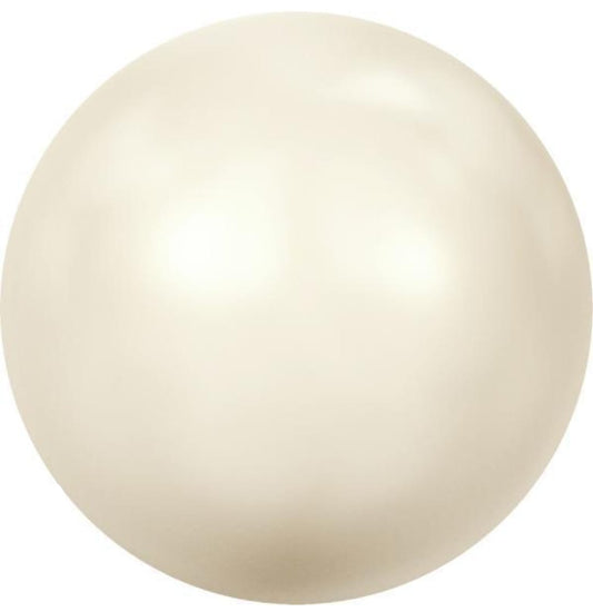 Swarovski® Pearl Cabochon Half Drilled Creme 6mm