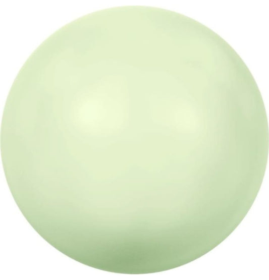 Swarovski® Pearl Cabochon Half Drilled Pastel Green  8mm