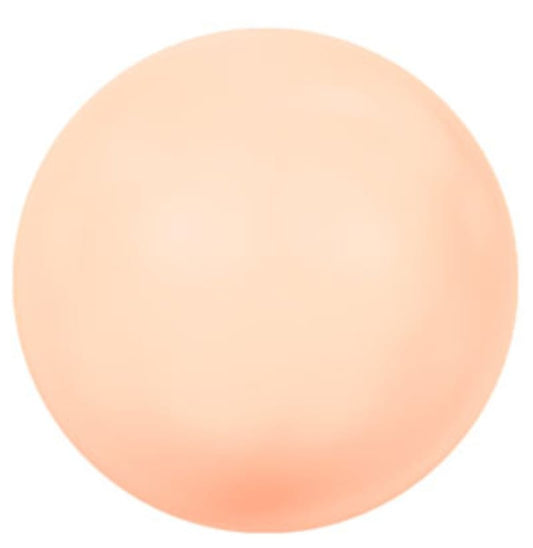 Swarovski® Pearl Cabochon Half Drilled Peach 6mm