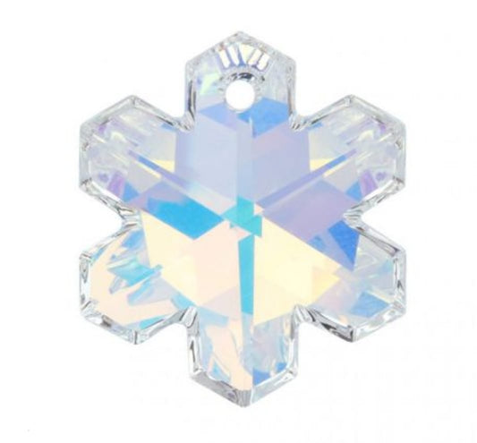 Swarovski® Anhänger Snowflake Aurore Boreale 30mm