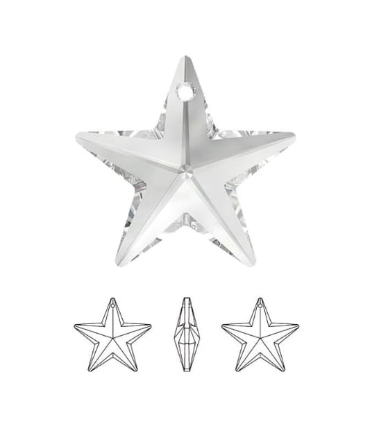 Swarovski® Anhänger Star Crystal 28mm