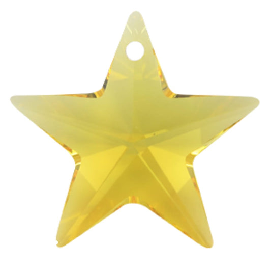 Swarovski® Anhänger Star Light Topaz 28mm