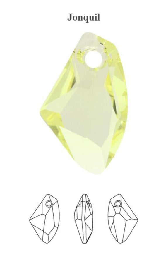 Swarovski® Anhänger Galactic Jonquil 27mm