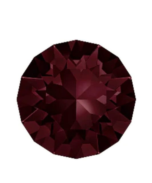 Swarovski® Chaton Burgundy PP9