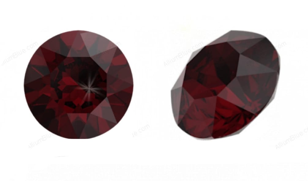 Swarovski® Chaton Burgundy PP9