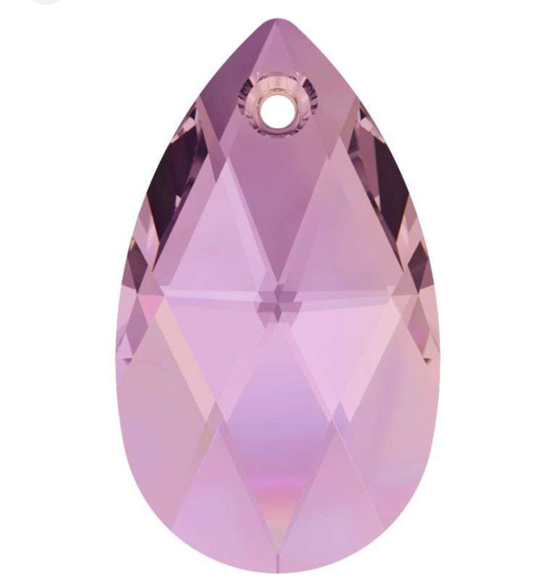 Swarovski® Anhänger Pear Cut Lila Shadow 28mm