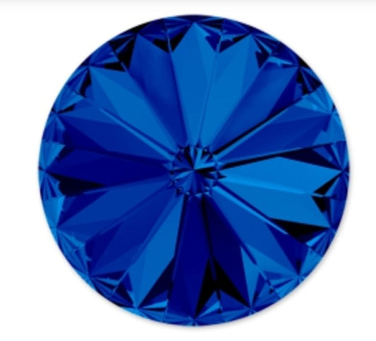 Swarovski® Rivoli Majestic Blue 18mm