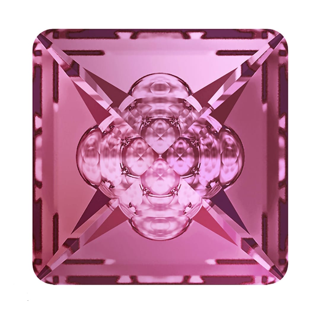 Swarovski® Fancy Vision Square Rose 12mm