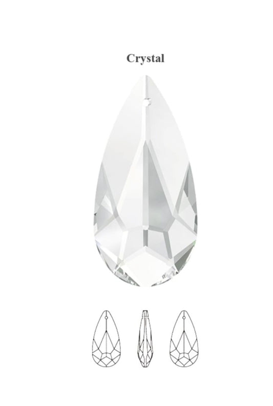 Swarovski® Anhänger Drop Crystal 34x20mm