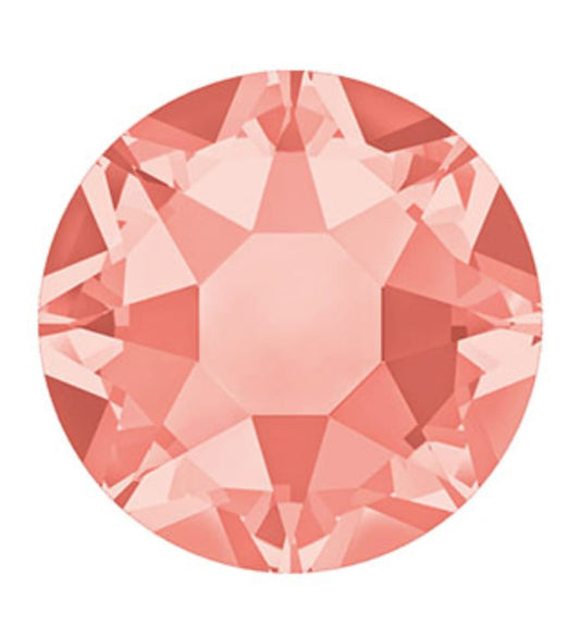 Swarovski® Flatback Rund Rose Peach SS34