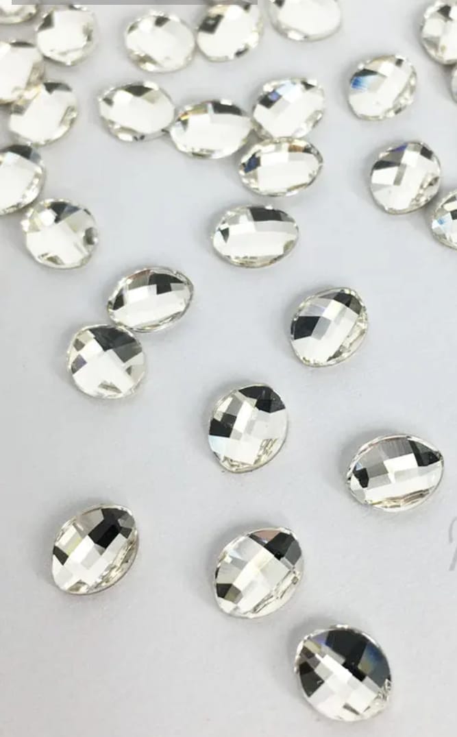 Swarovski® Nail Crystal Pure Leaf Flat Crystal 8x10mm