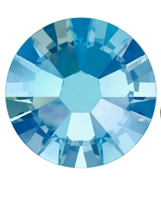 Swarovski® Flatback Hotfix Light Sapphire Aurora SS12