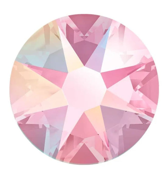 Swarovski® Flatback Hotfix Rose Aurora SS20