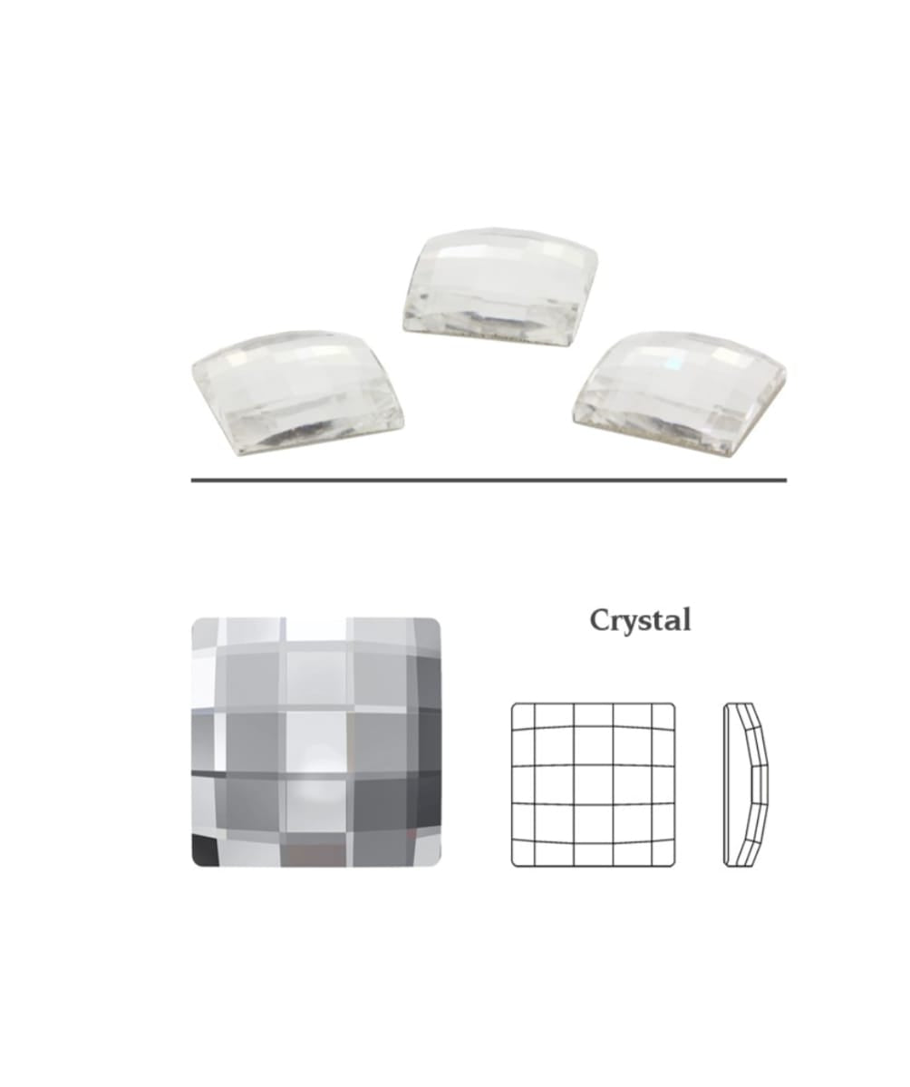 Swarovski® Flatback Chessboard Crystal 8mm