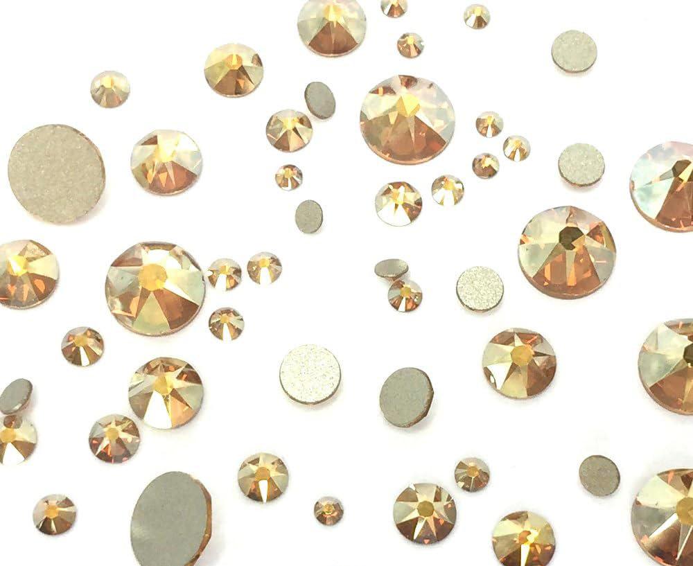 Swarovski® Nail Crystals Flat Rund Metallic Sunshine SS9