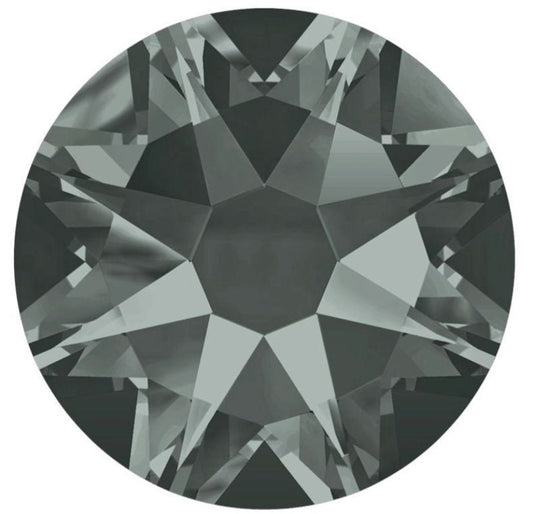 Swarovski® Flatback Hotfix Black Diamond SS3