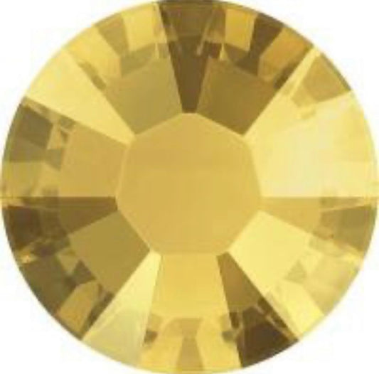 Swarovski® Flatback Hotfix Yellow Opal SS6