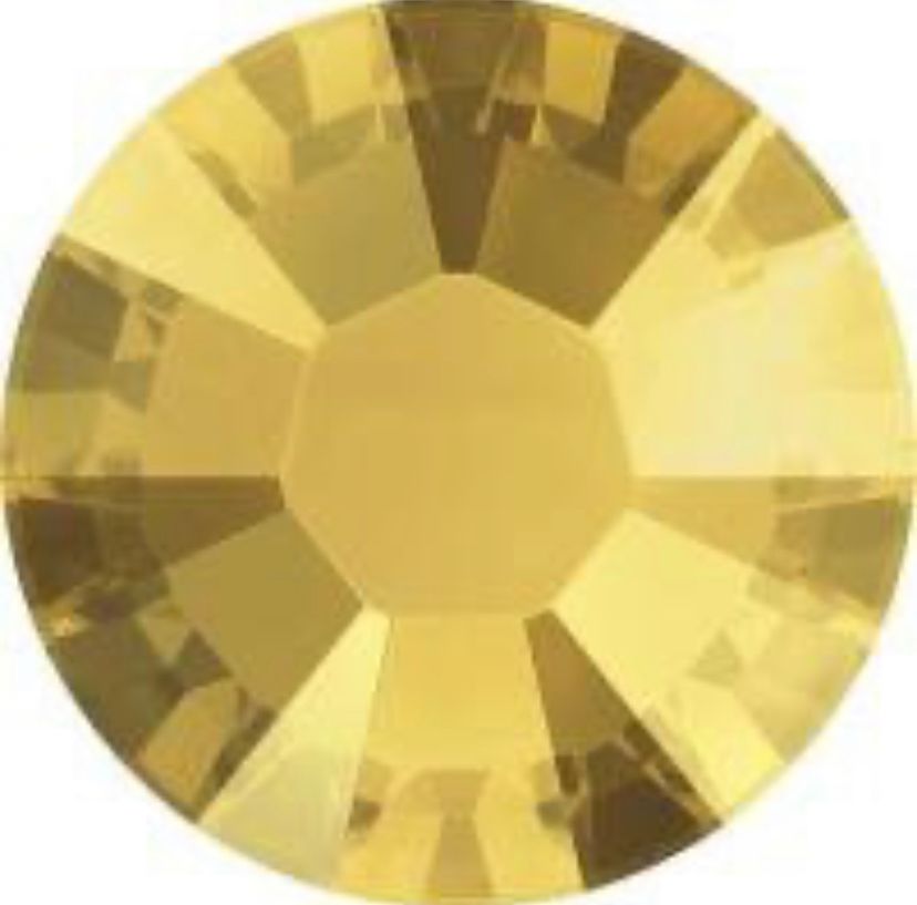 Swarovski® Flatback Hotfix Yellow Opal SS10