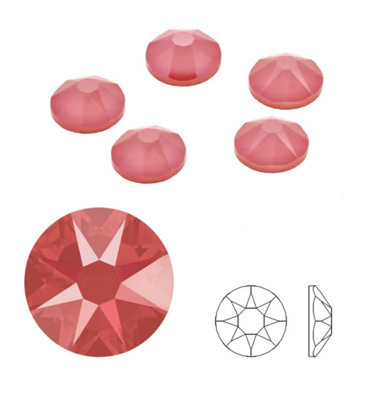 Swarovski® Nail Crystals Flat Rund Light Coral SS16