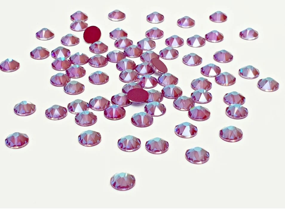 Swarovski® Nail Crystals Flat Rund Burgundy DeLite SS12