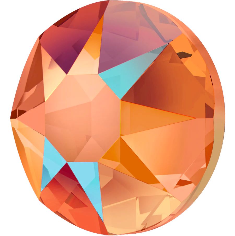 Swarovski® Flatback Hotfix Tangerine Shimmer SS20