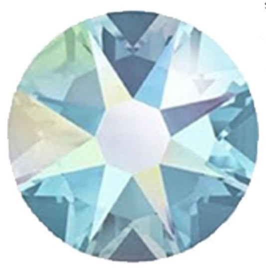 Swarovski® Flatback Hotfix Aquamarine Aurore Boreale SS12