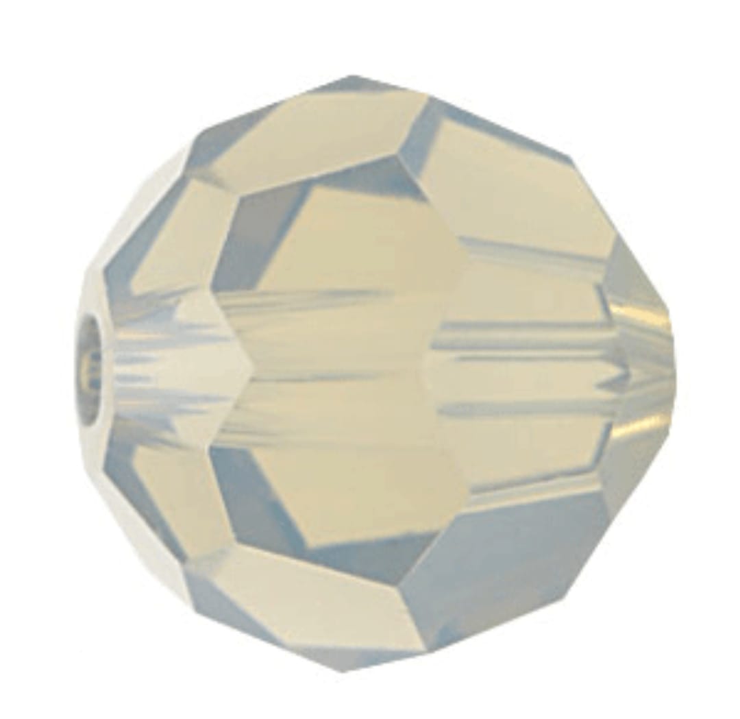 Swarovski® Beads Facet Light Grey Opal 4mm