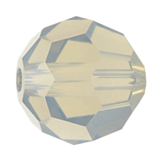 Swarovski® Beads Facet Light Grey Opal 4mm