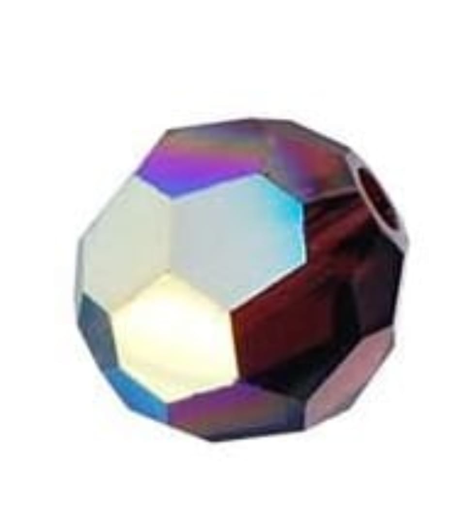 Swarovski® Beads Facet Burgundy Aurore Boreale 6mm