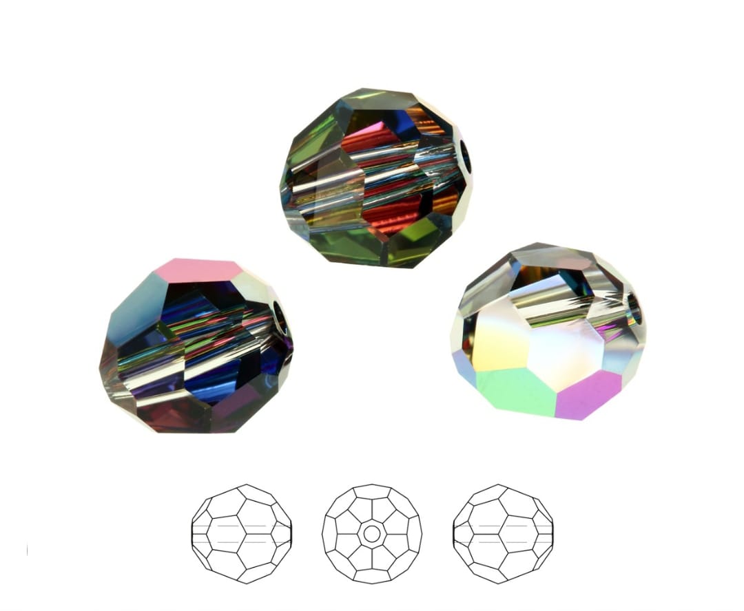 Swarovski® Beads Facet Vitrail Medium 8mm