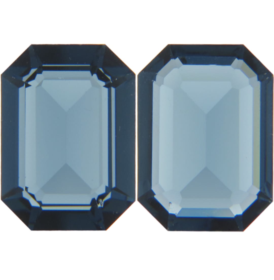 Swarovski® Fancy Square Octagon Curved Back Crystal Montana 18x13mm