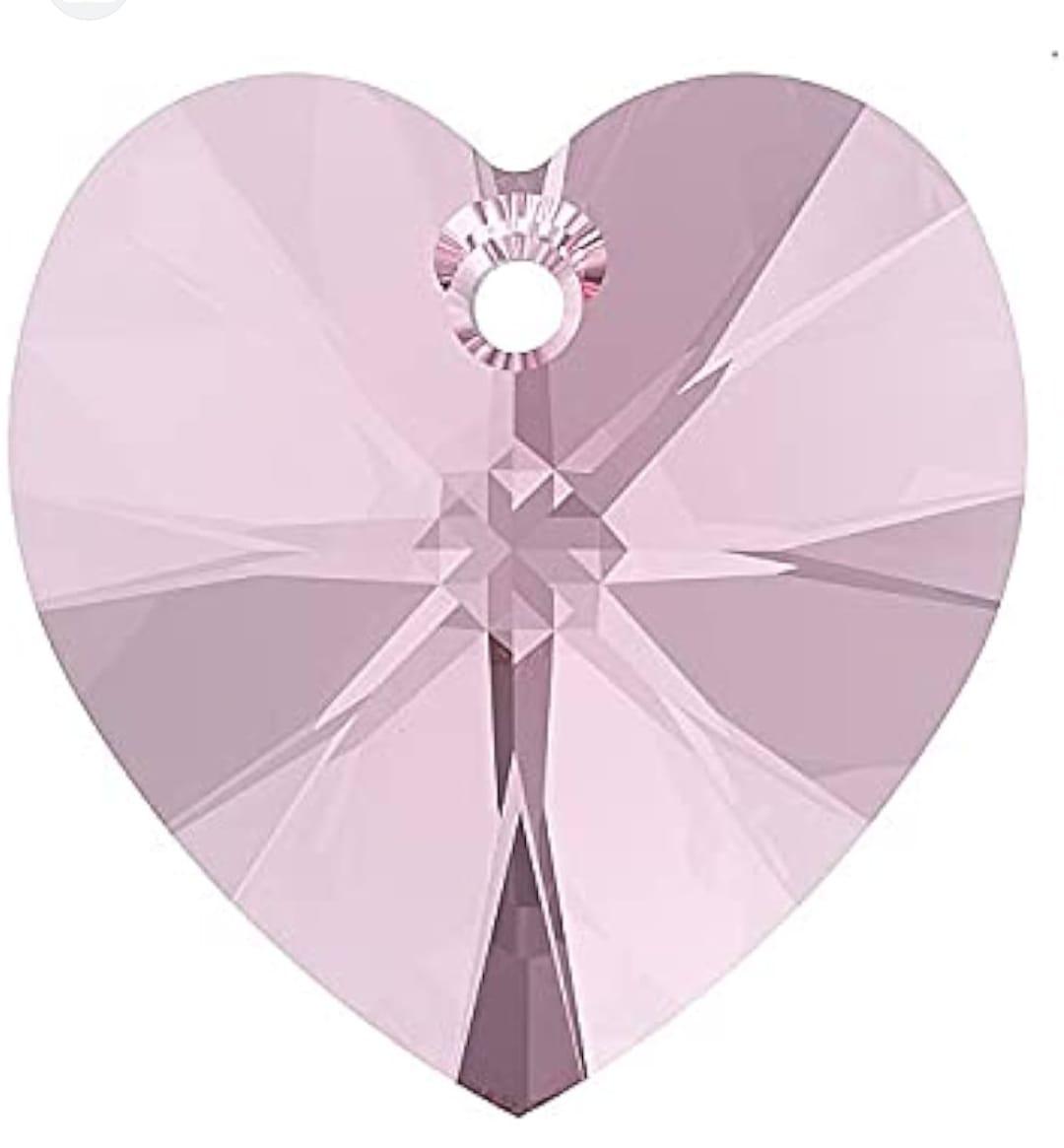 Swarovski® Anhänger Xilion Heart Light Amethyst 10.3x10mm