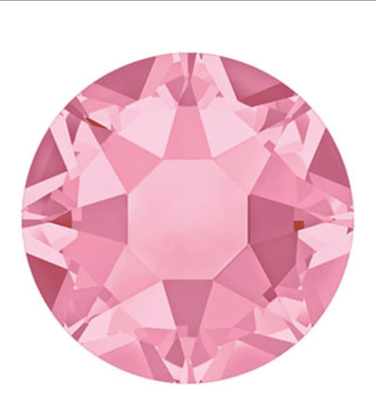 Swarovski® Flatback Rund Light Rose SS40